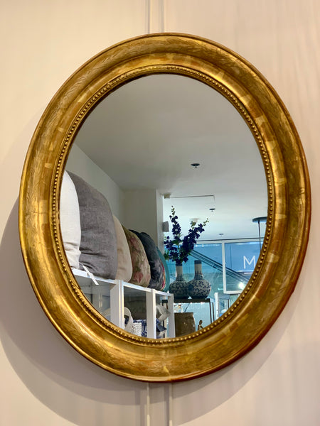 ✅French Mirror gilt oval H61W50 ✅