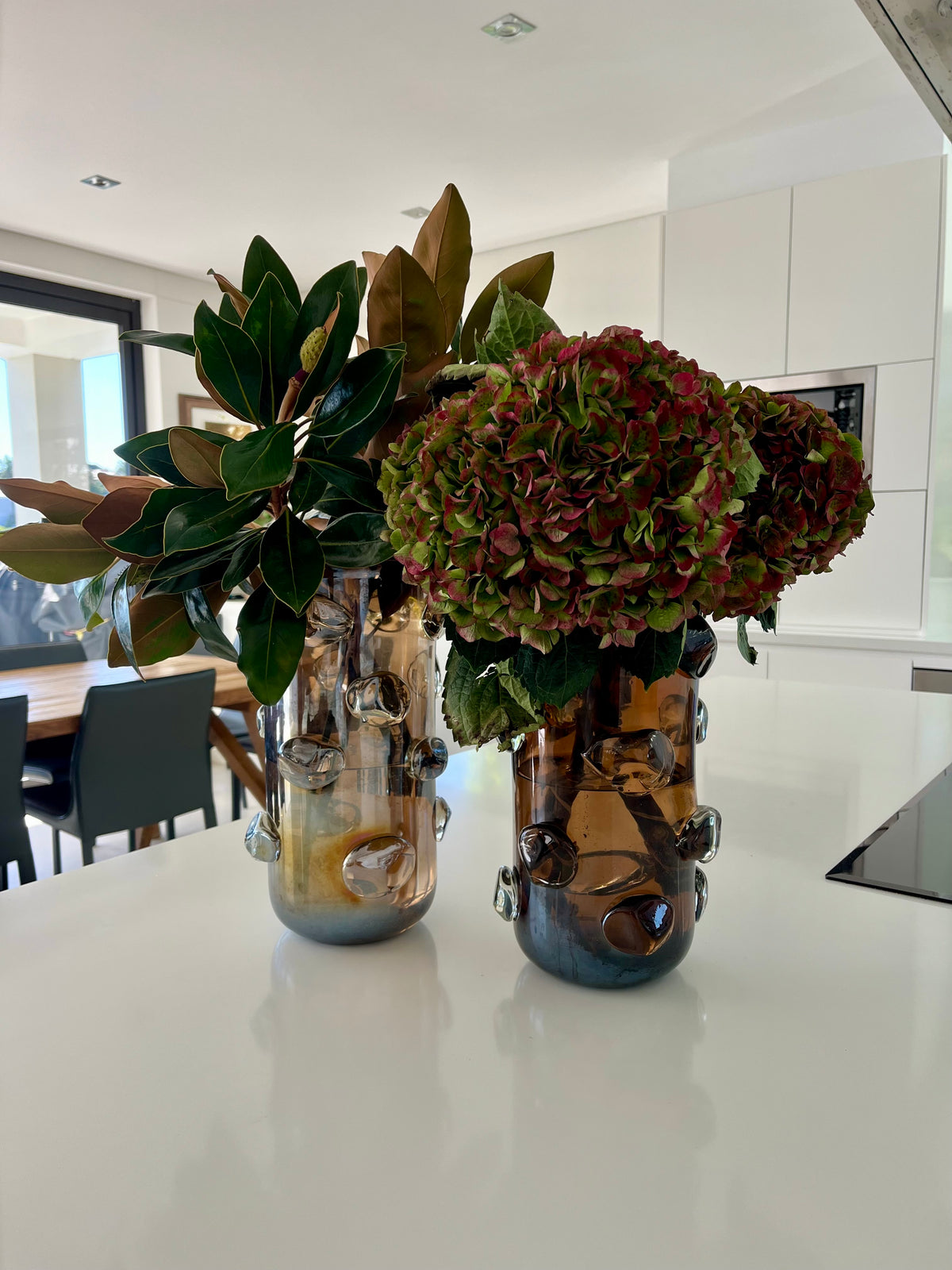 Vase Bubble mocca Large