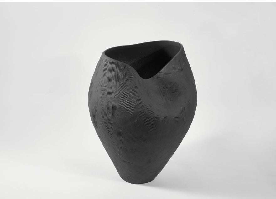 Vase 3D bowl Jordi ebony Large