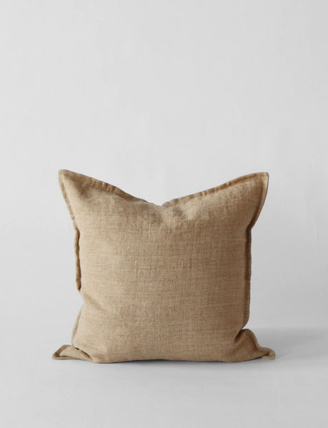 Linen cushion 50/50 mustard