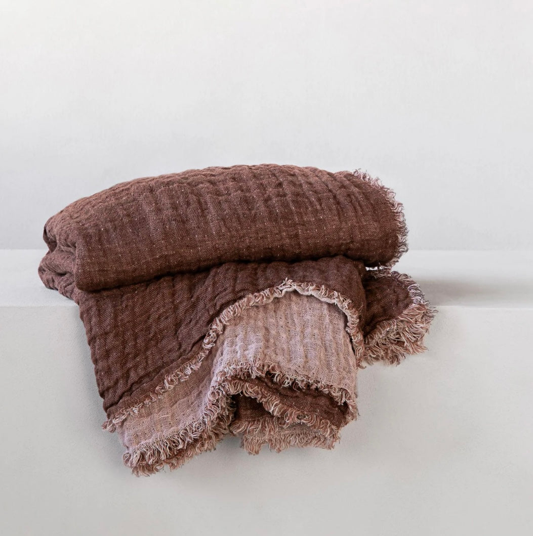 Hale Mercantile Throw Double linen