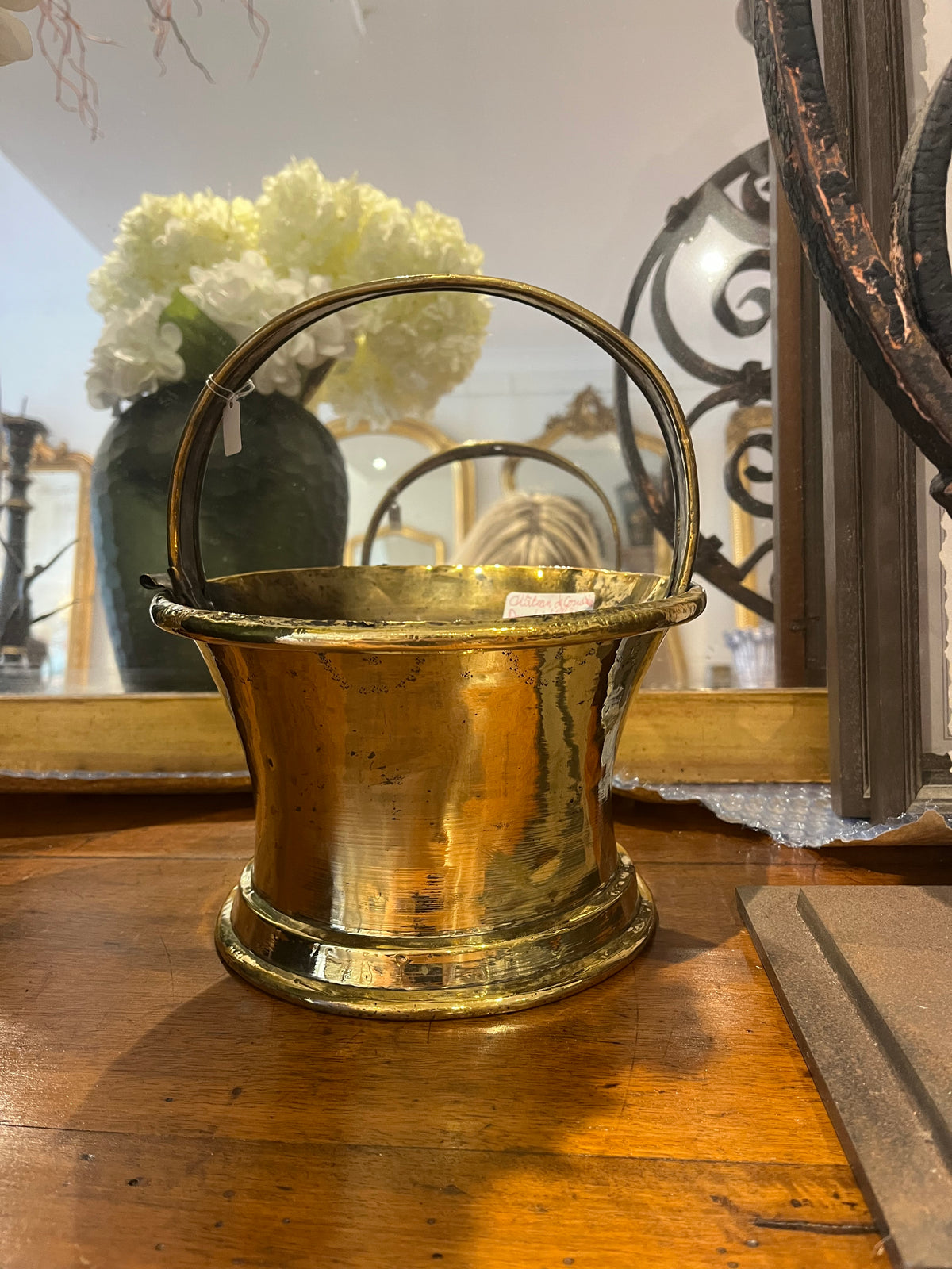 Brass French pot H23