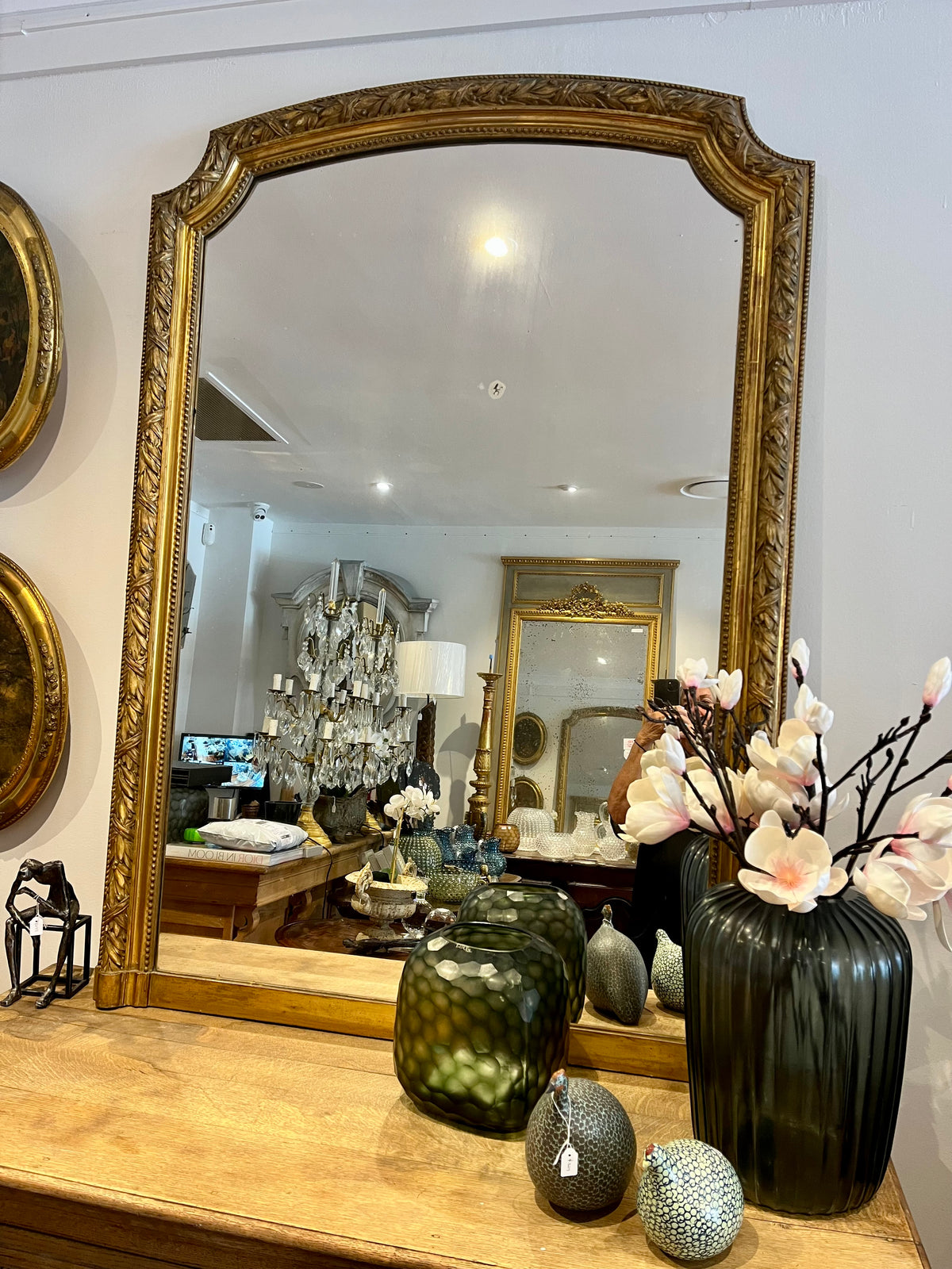 French mirror H147 W102