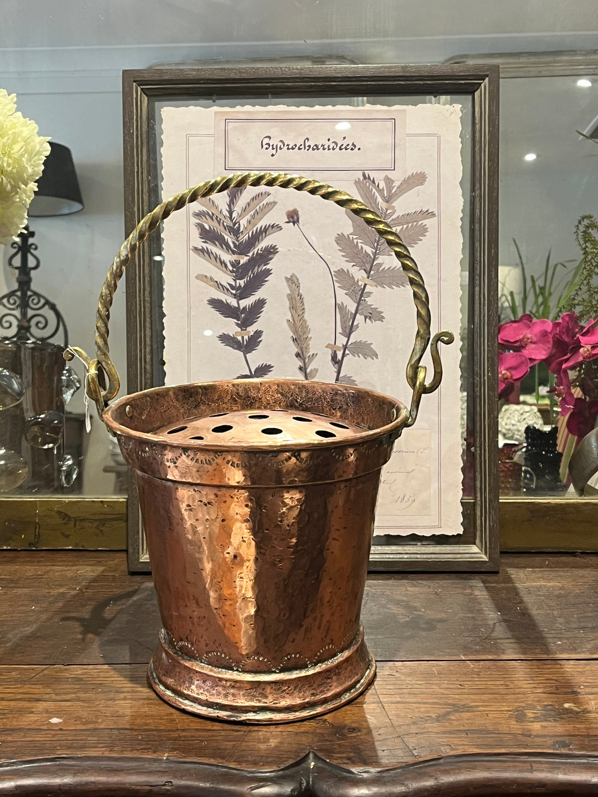 ✅Copper French flower bucket