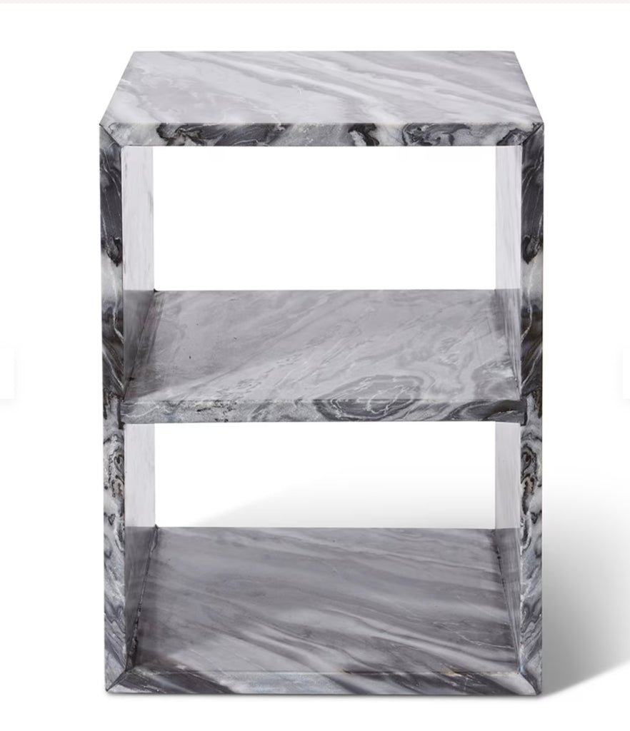 Marble 3 tier side table