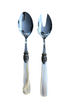 Italian Salad Servers - Ivory Naples