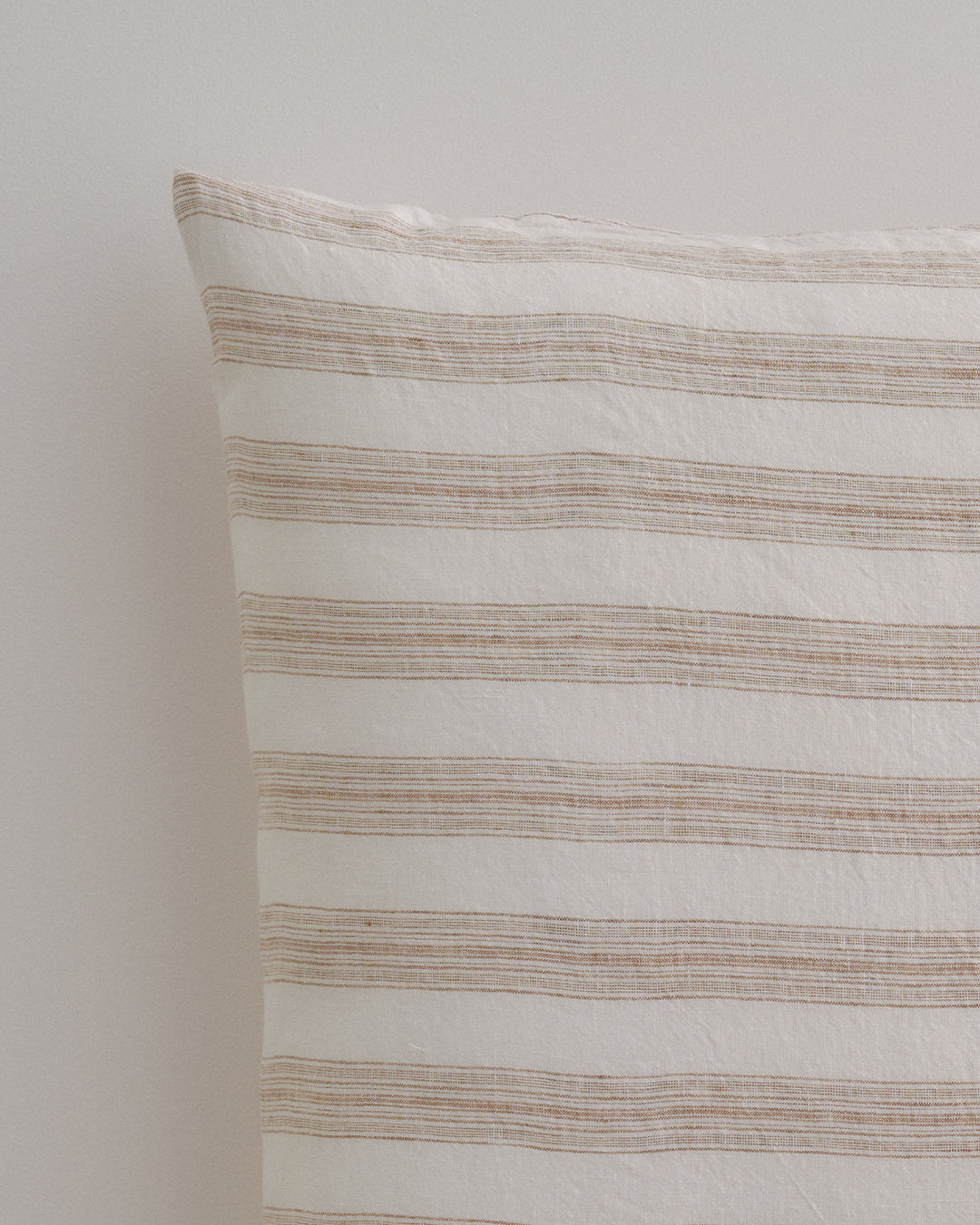 Hale Mercantile Basix Linen stripe Euro Cushion 65/65