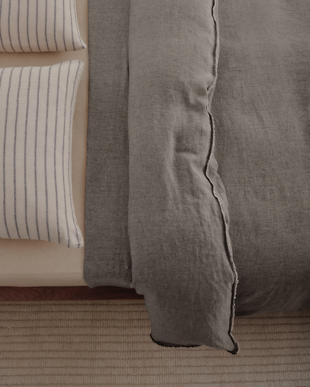 Hale Mercantile Basix stripe Linen Cushion 50/70