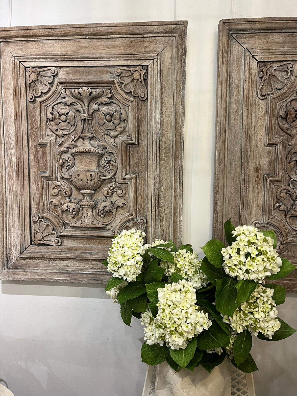 Wall panel bleached oak