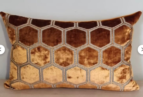 Velvet Designers guild rect velvet amber