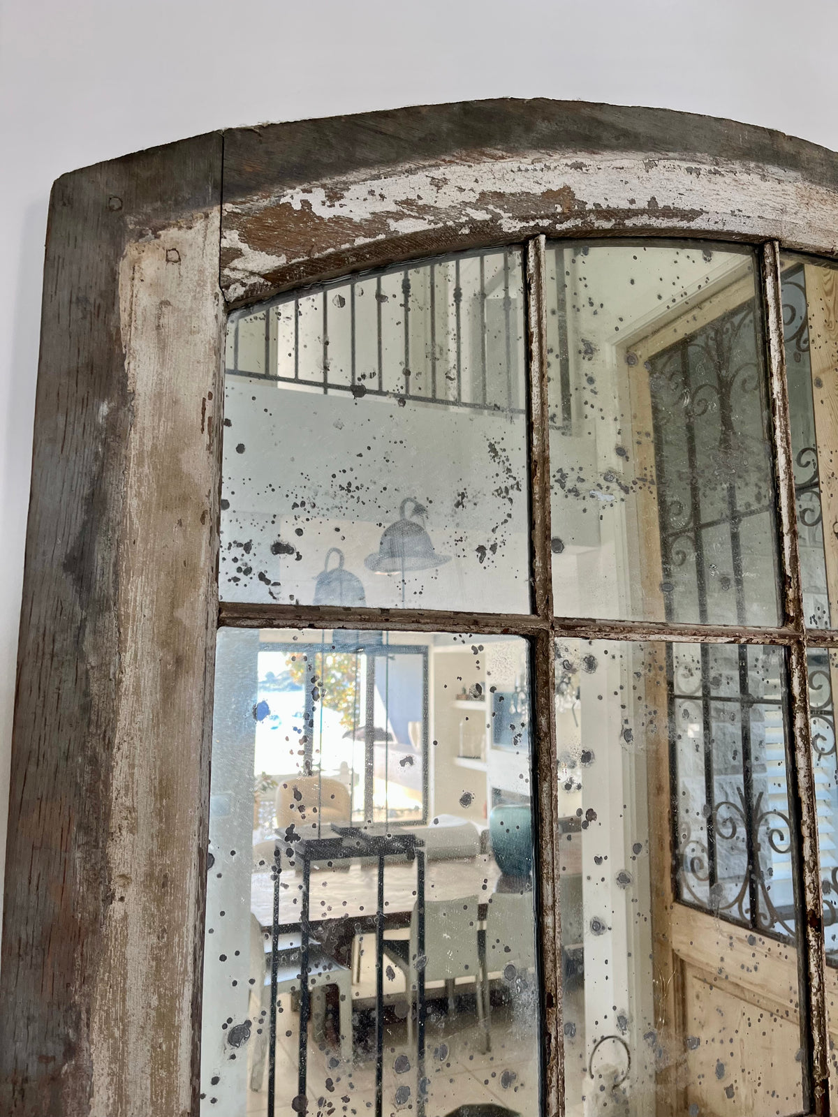 Timber & metal Mirror H192 W166