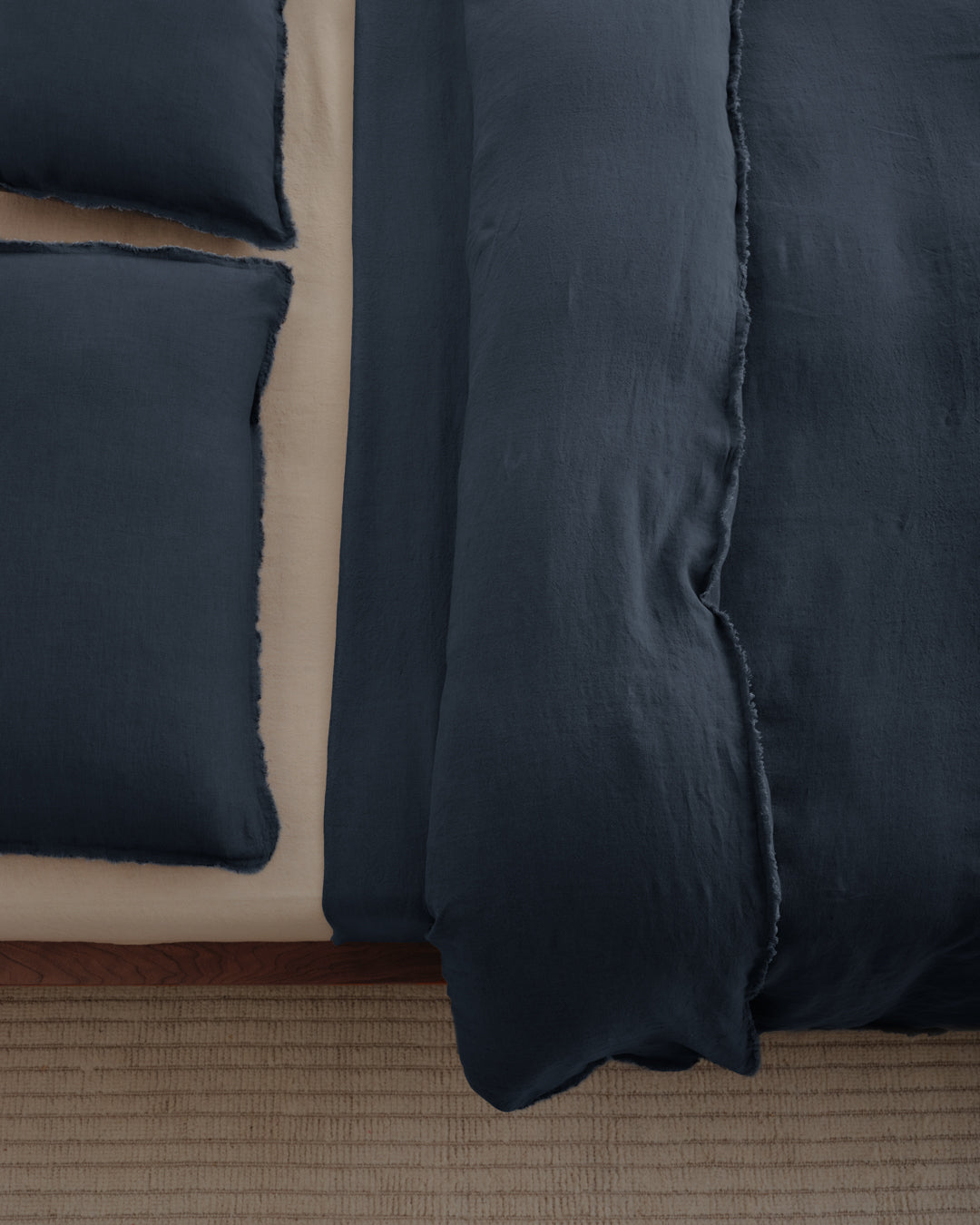 Hale Mercantile Flocca Linen Doona cover QUEEN