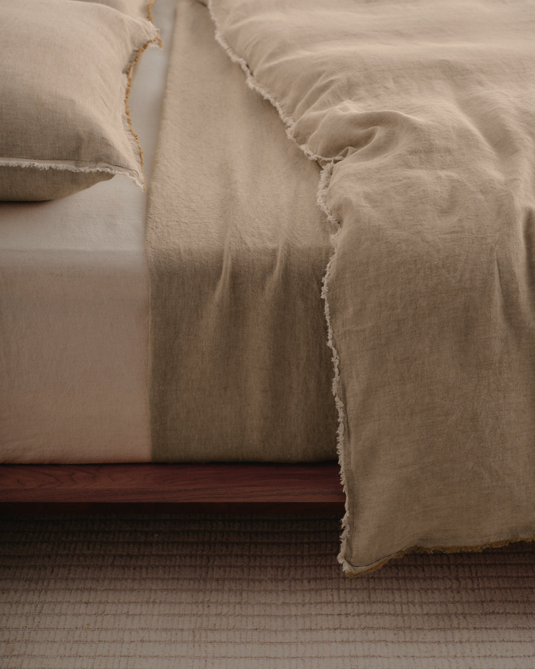 Hale Mercantile Flocca Linen Doona cover DOUBLE