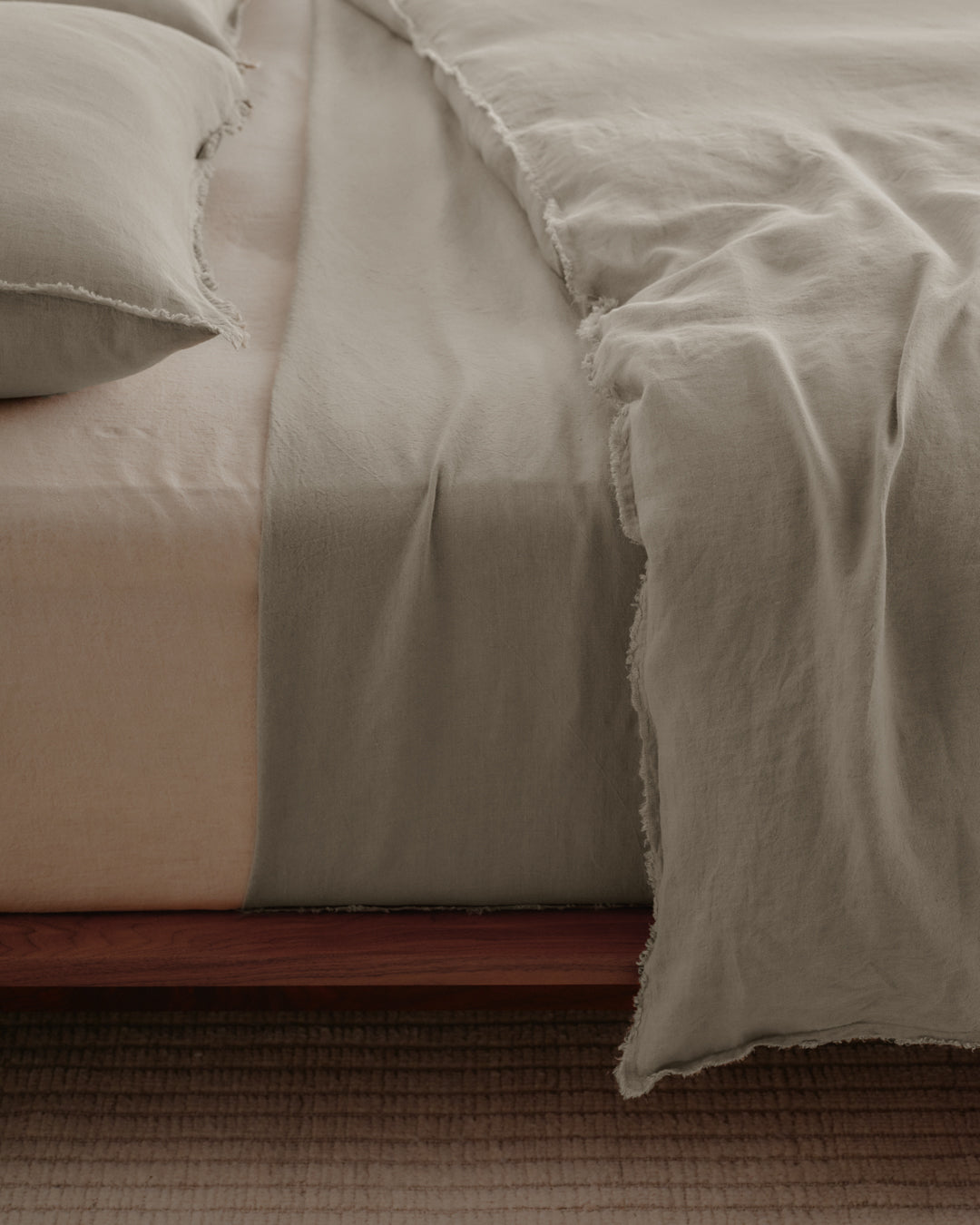 Hale Mercantile Flocca Linen Doona cover DOUBLE