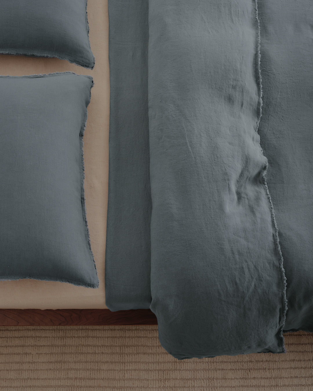 Hale Mercantile Flocca Linen Doona cover QUEEN