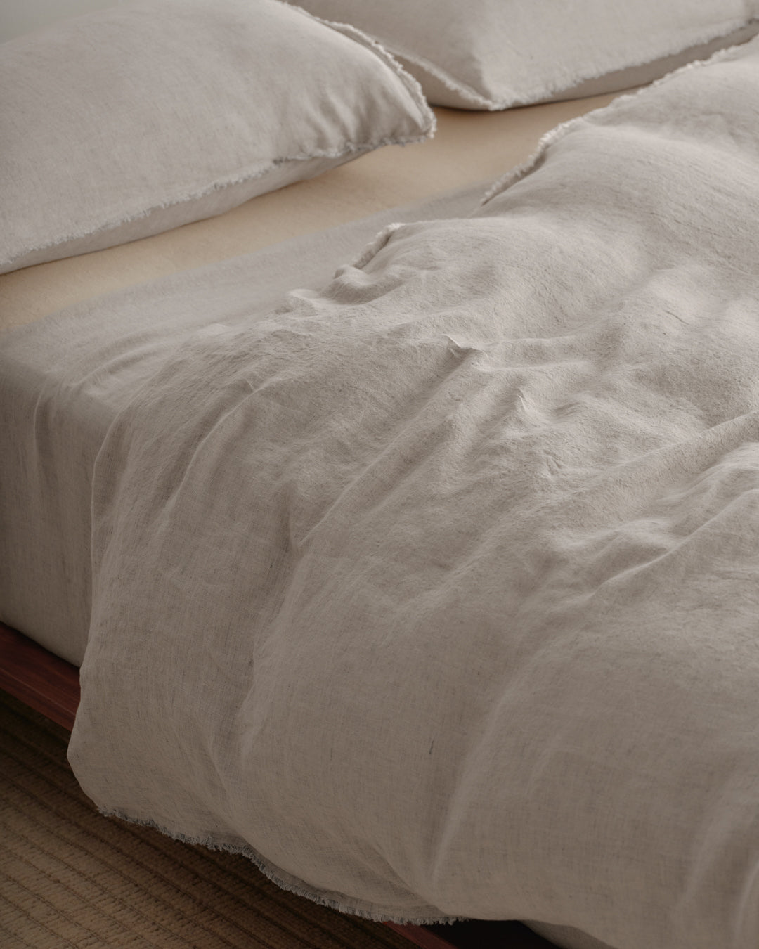 Hale Mercantile Flocca Linen Doona cover DOUBLE