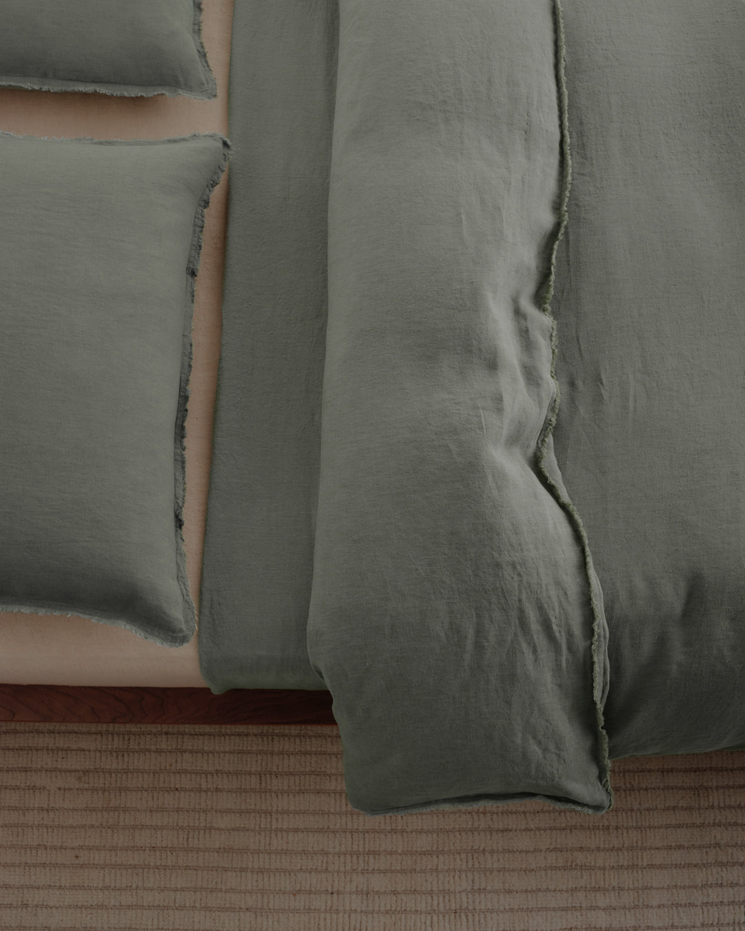 Hale Mercantile Flocca Linen Doona cover QUEEN