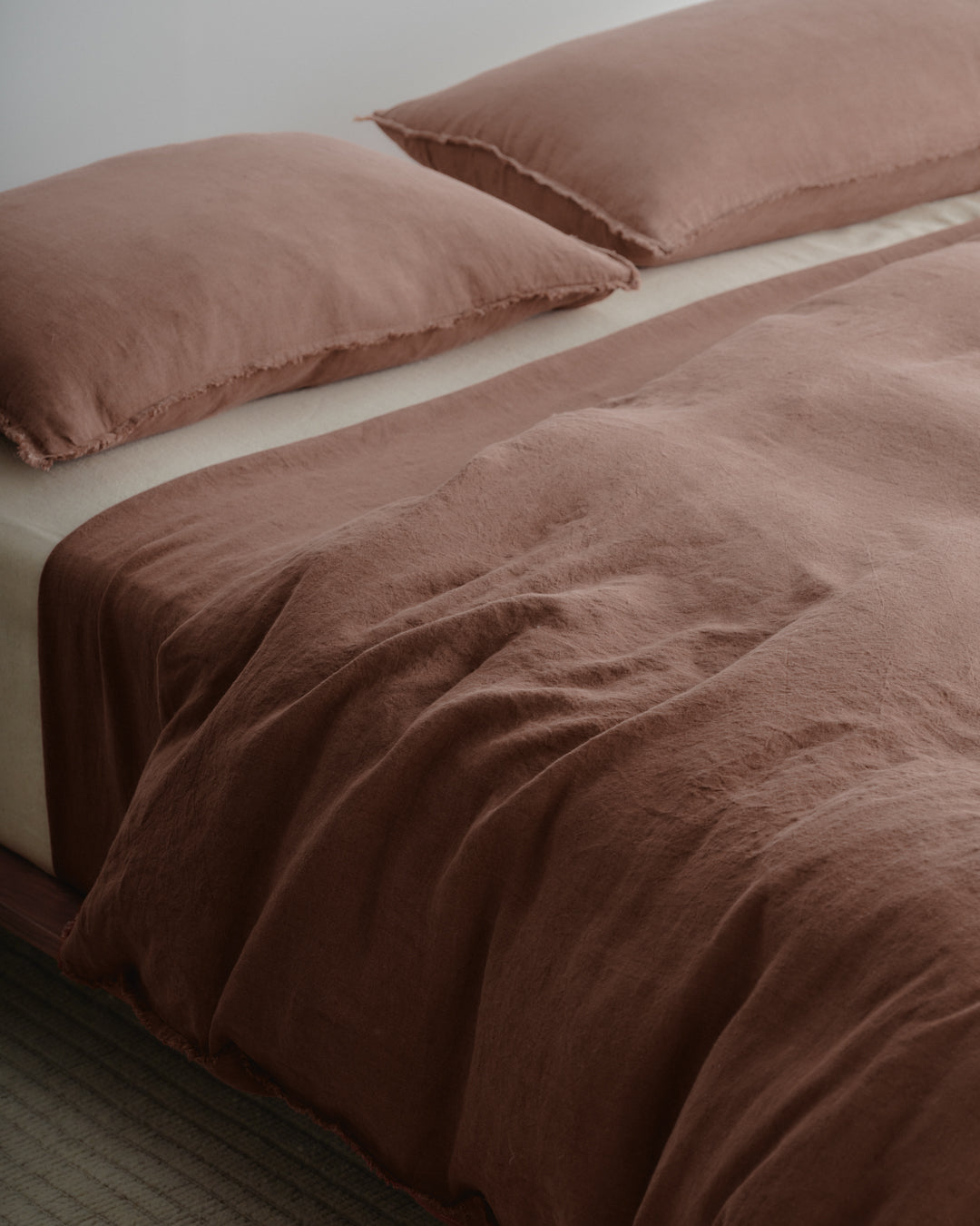 Hale Mercantile Flocca Linen Doona cover DOUBLE