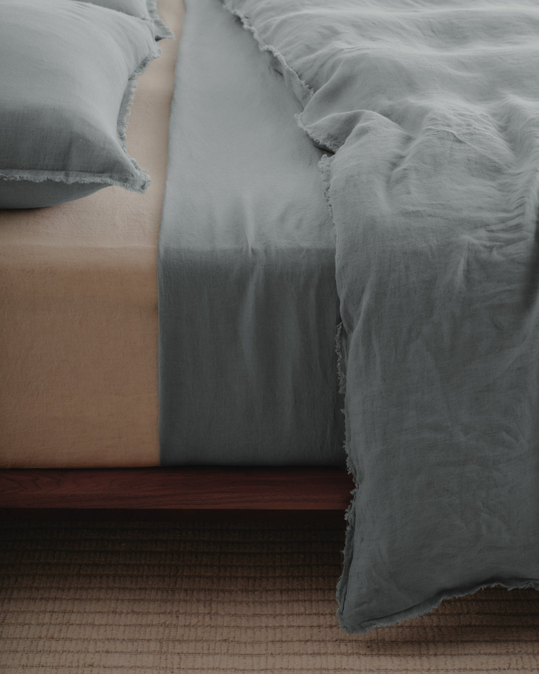 Hale Mercantile Flocca Linen Doona cover DOUBLE