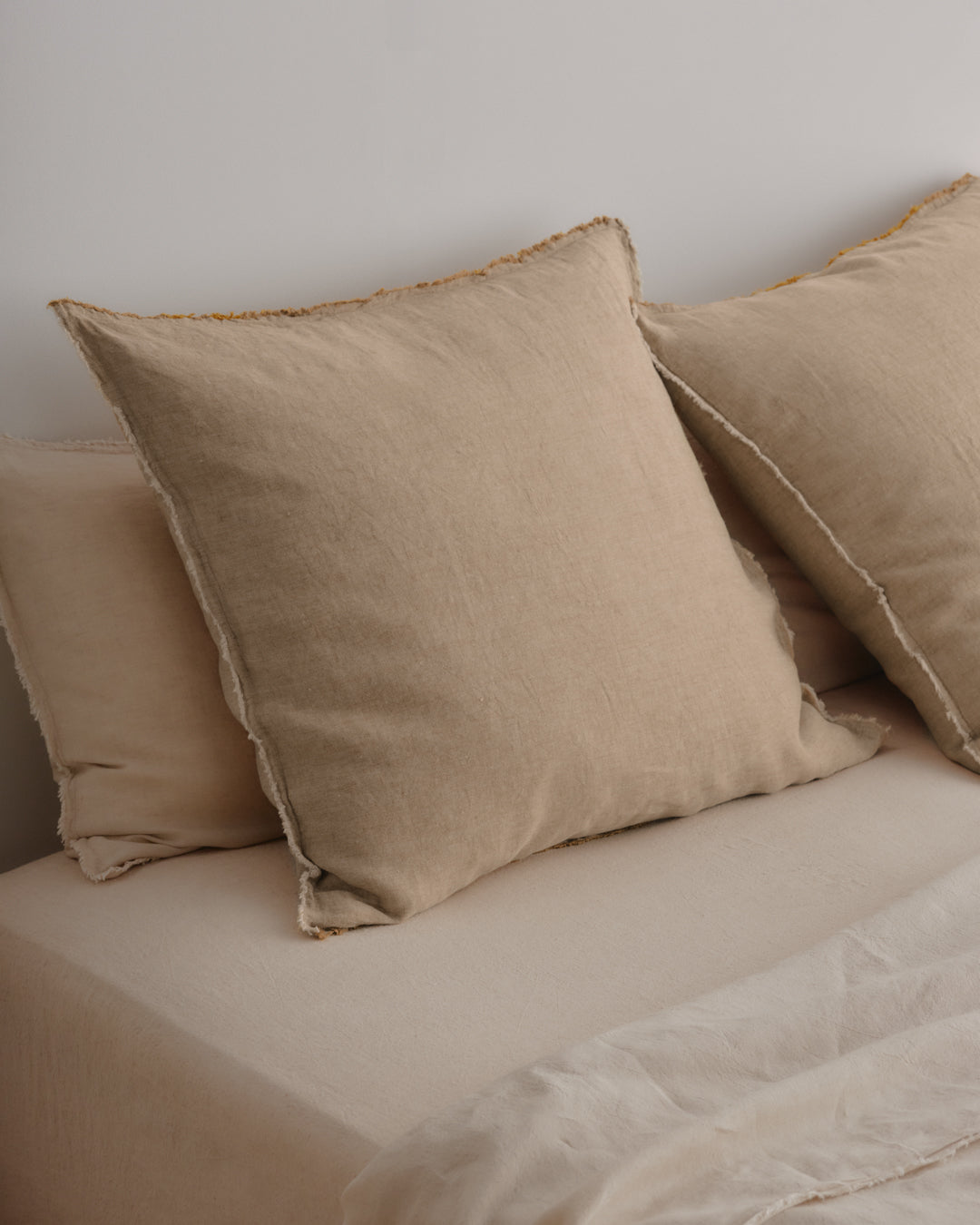 Hale Mercantile Cushion Euro Flocca Linen 65/65