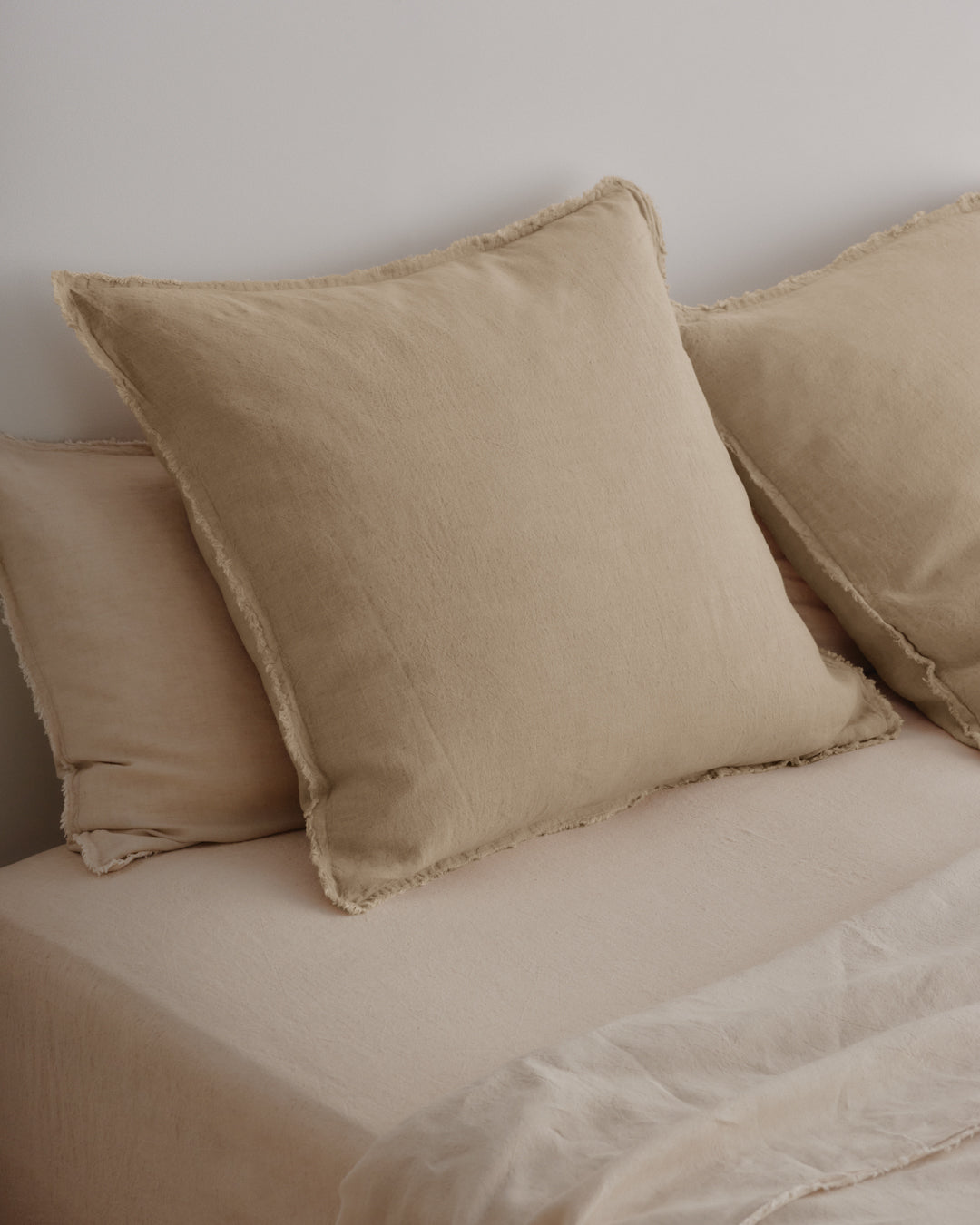 Hale Mercantile Cushion Euro Flocca Linen 65/65