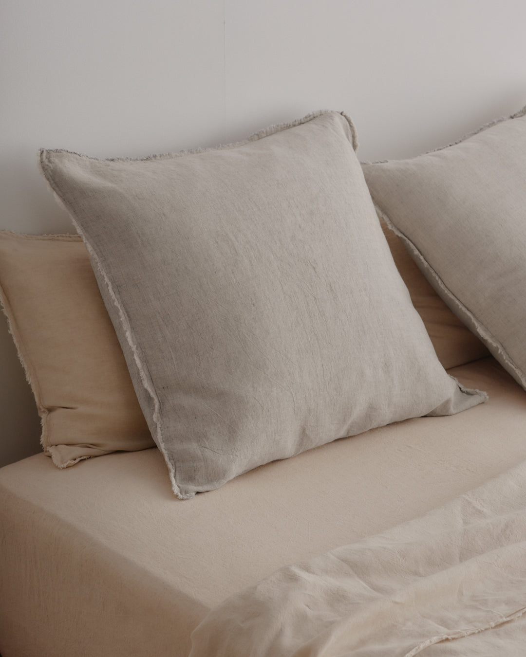 Hale Mercantile Cushion Euro Flocca Linen 65/65