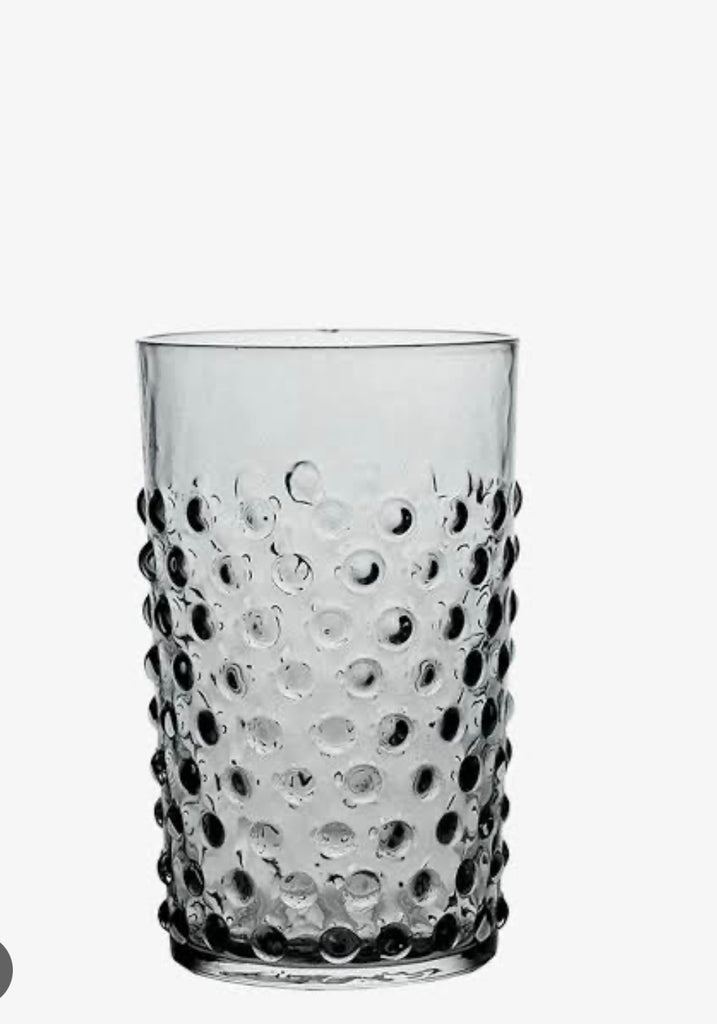 Hobnail tumbler set of 6 Smoke
