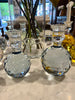 Ball candle holder Blue