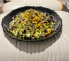 Melamine beaded black platter 40cm