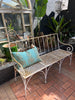 French vintage garden bench