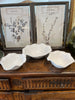 Melamine pearl beaded bowls set of 3
