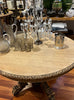 Centre French table bleached oak L