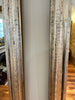 French Silver antique mirror pair H176 W110