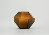 Vase glass amber