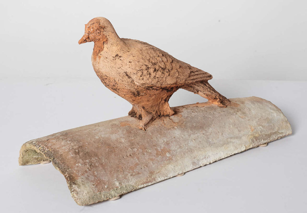 Terracotta Bird Tile
