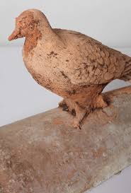Terracotta Bird Tile