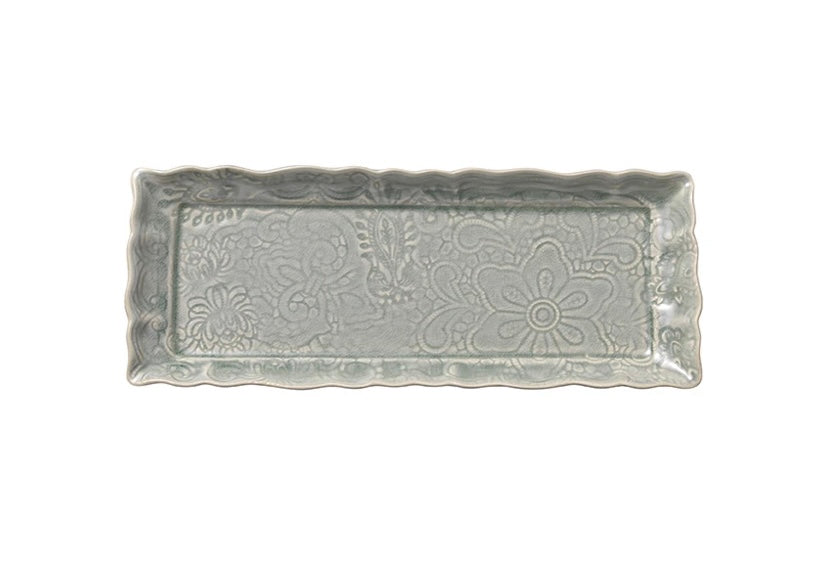 Sthal Ceramic Rectangle long platter