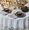 Tablecloth lace round vinyl