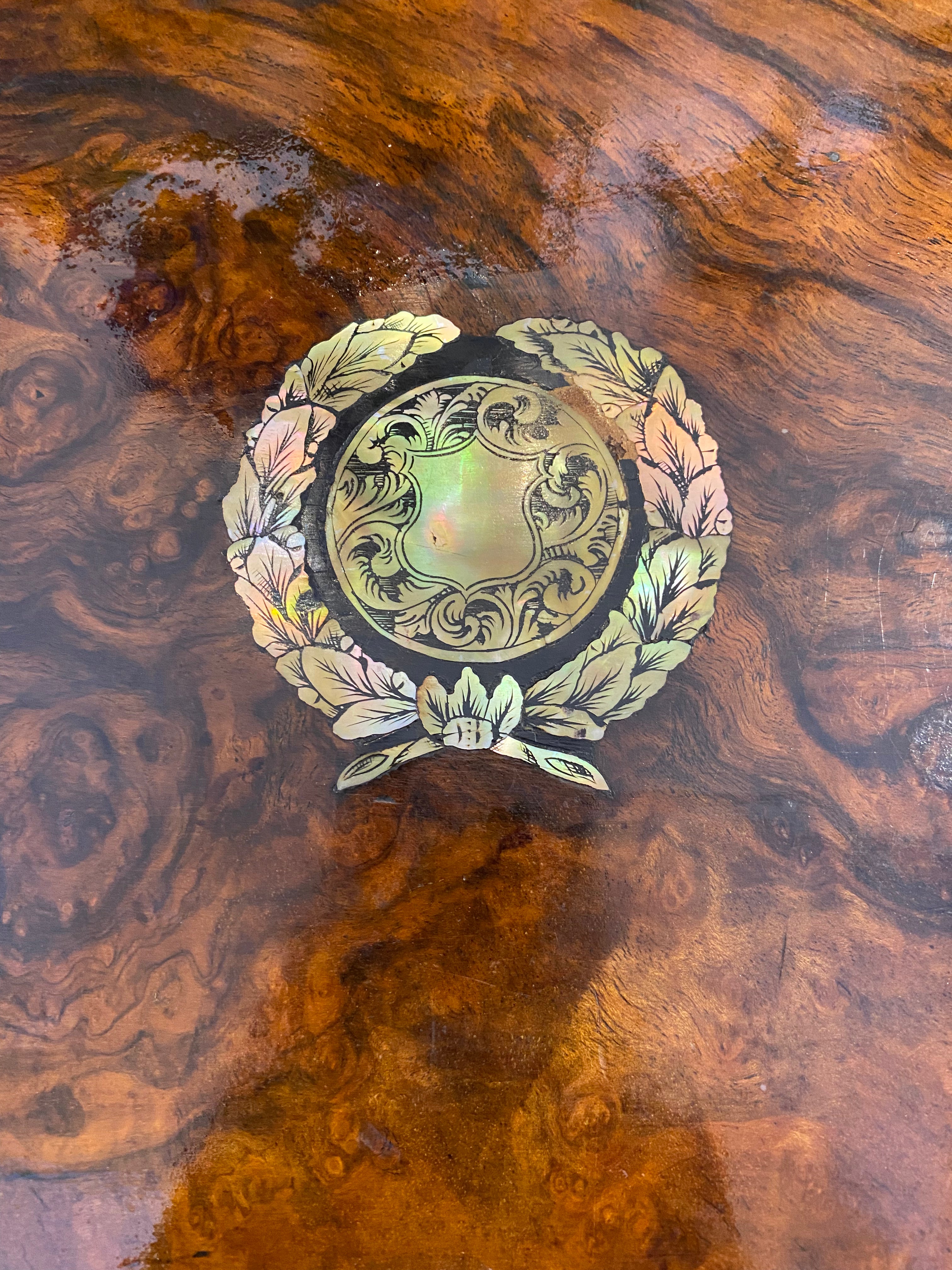 Desk Writing box inlaid