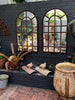 Outdoor Mirror forged iron petite