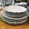 Fluted main plate x 4 (26.5cm)