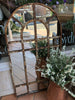 Outdoor Mirror forged iron petite