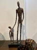Sculpture figure ‘father & son’