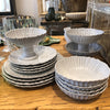 Fluted main plate x 4 (26.5cm)