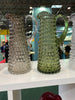 Jug tall glass hobnail 1L