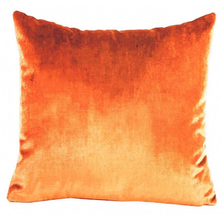 Velvet and Linen french square cushion