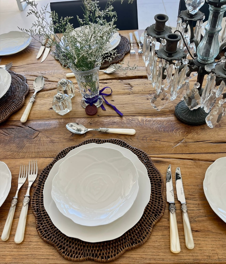Italian Cutlery Set - Ivory Naples