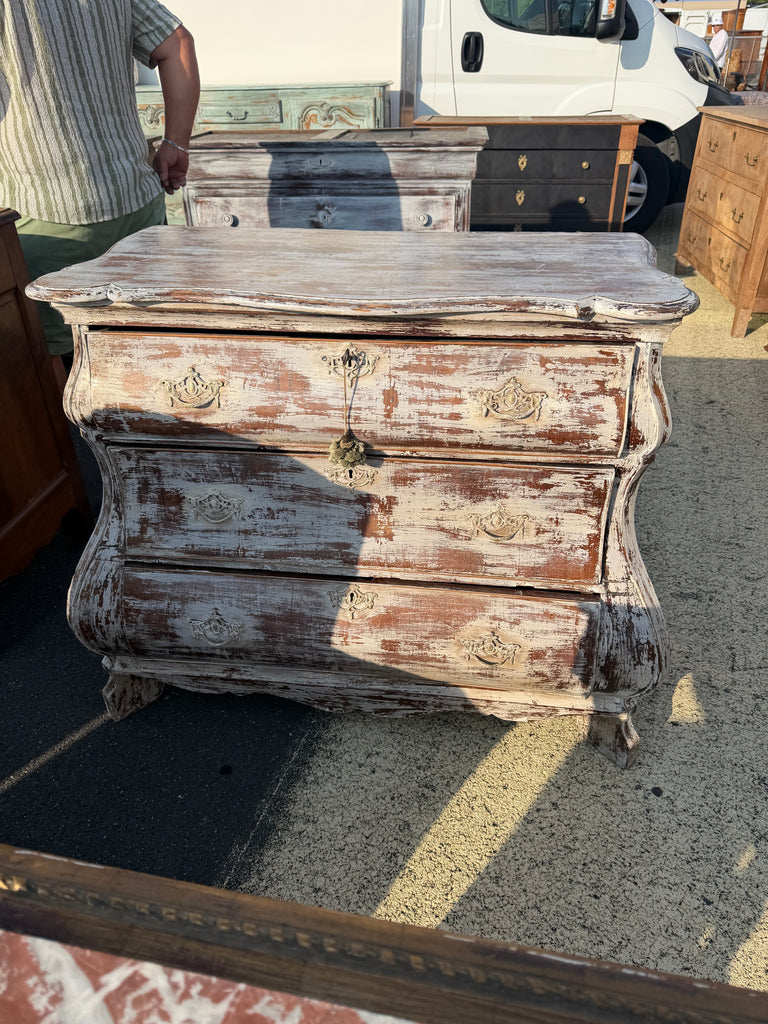 NEW SHIPMENT. Commode paint wash finish