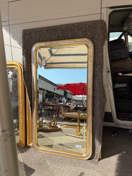 ✅ṈEW SHIPMENT -French Silver & Gold Louis Phillips antique mirror