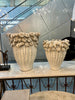 Vase ceramic rose blooms white  XL